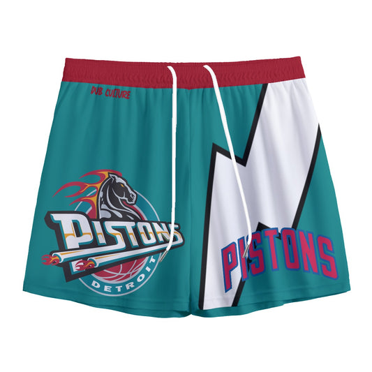 Pistons Mesh Shorts