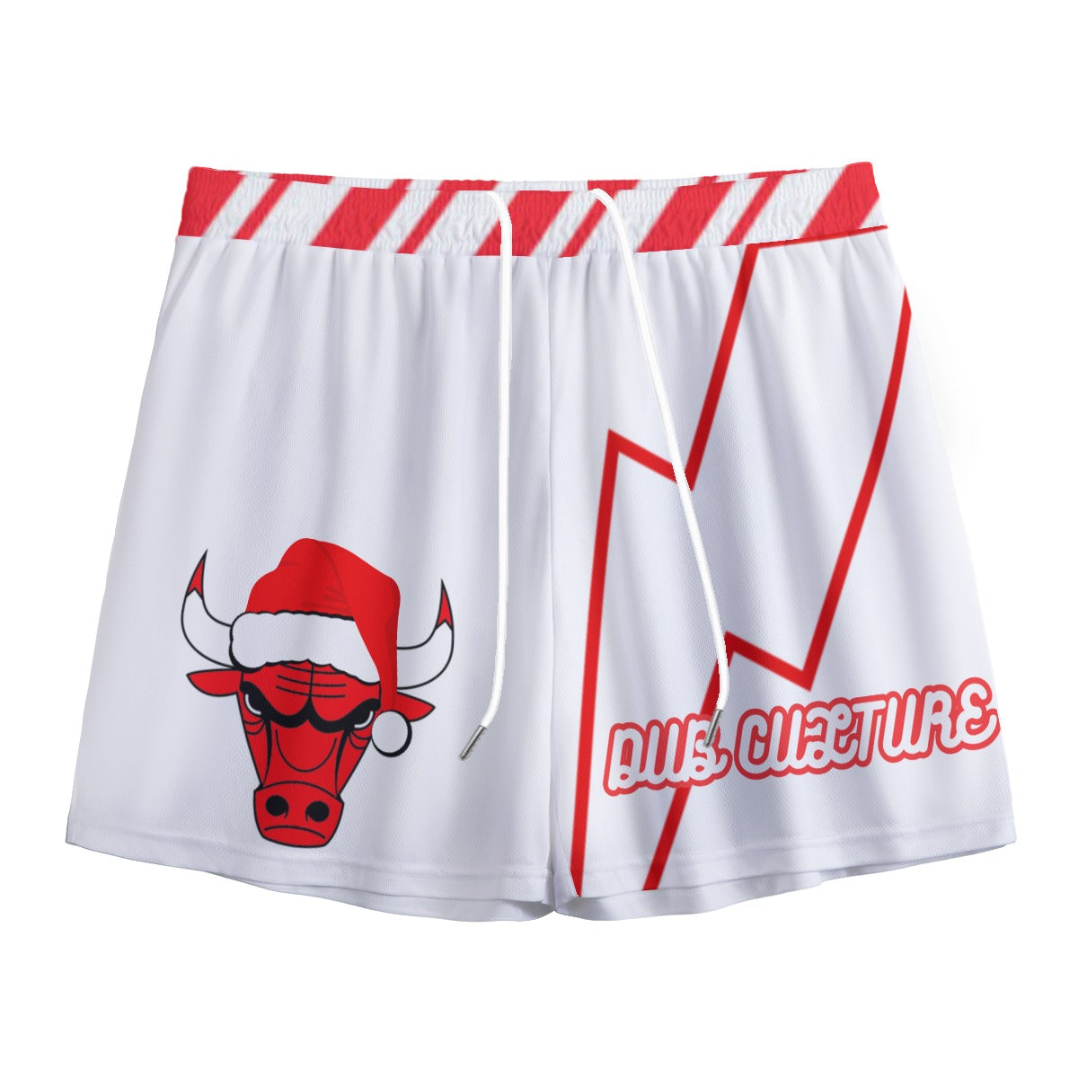 Chicago Bulls Candy Cane Mesh Shorts